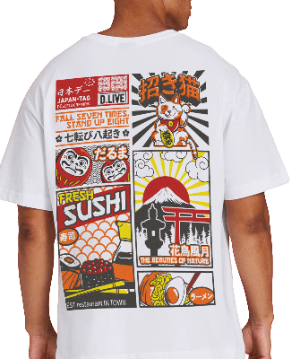Japan Tag menu tee