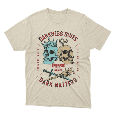 Darkness Suits Skull tee