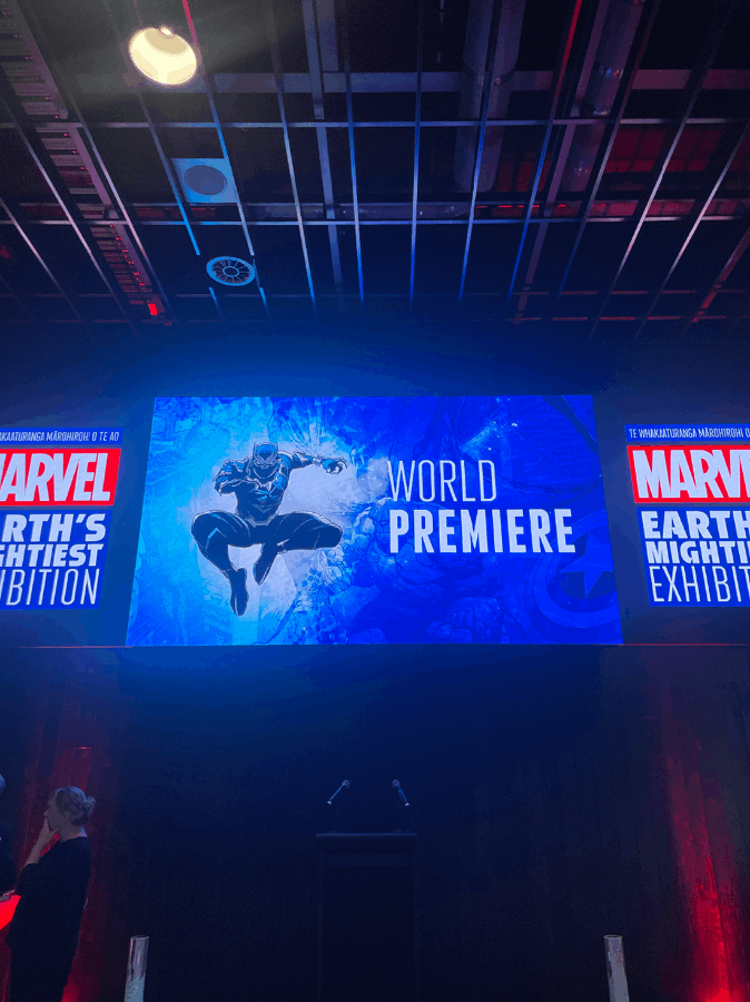 Marvel stand in New Zealand