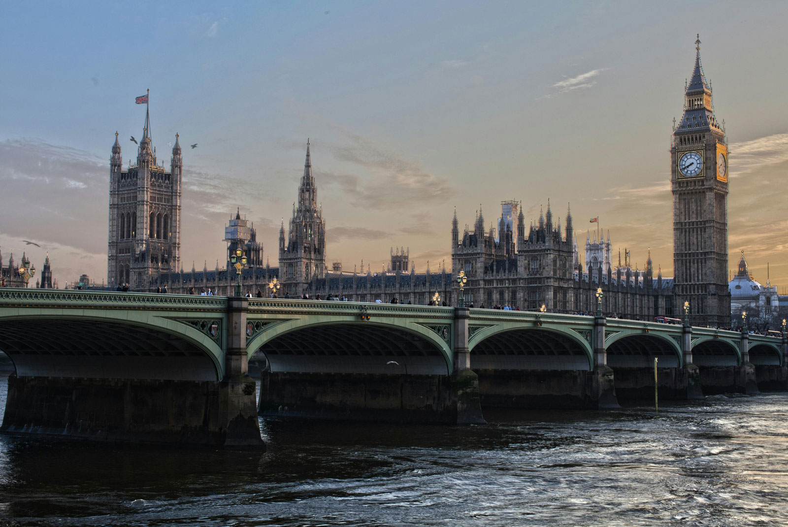 IVS UK London office shows views of the river thames with big ben and parliament