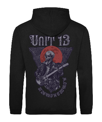 Unit 13 skeleton Hoodie black