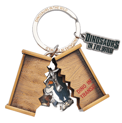 Dino Split keyring