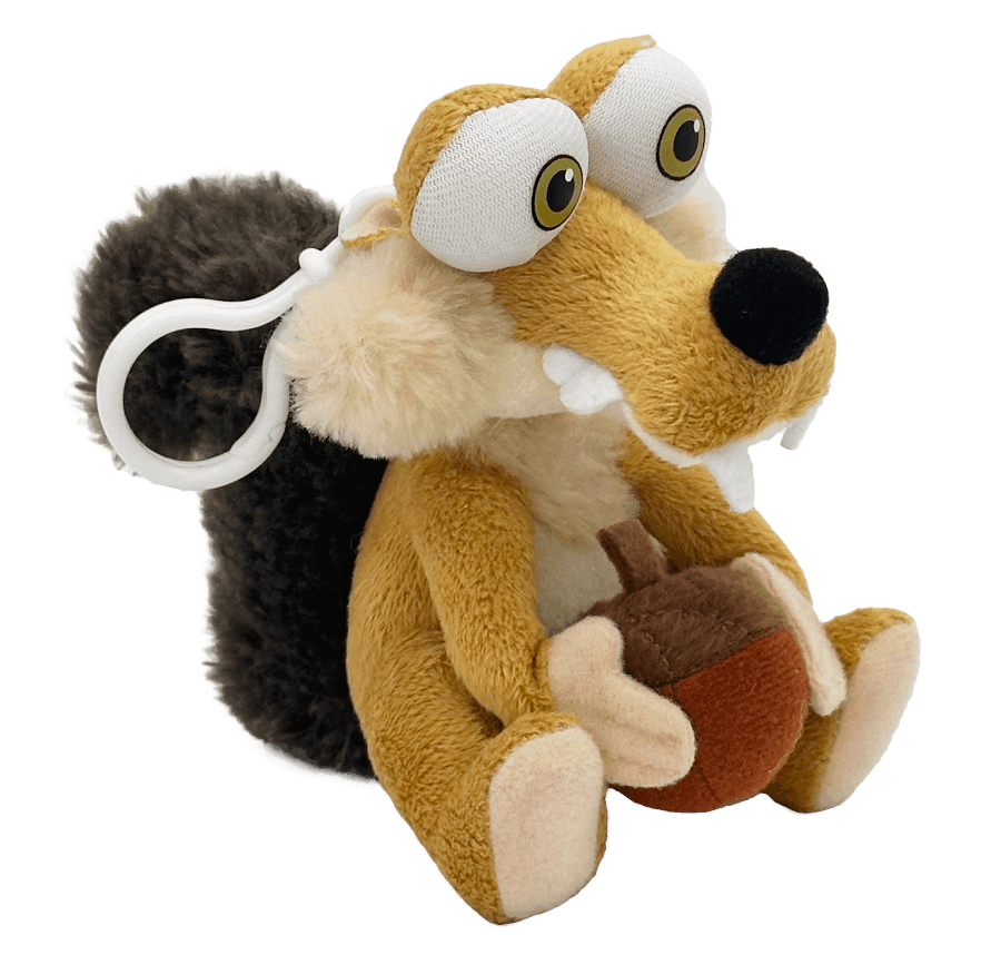 Scrat mini plush keychain