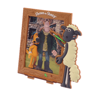 Shaun the Sheep photo frame.